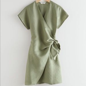 OTHER STORIES Linen Wrap Dress